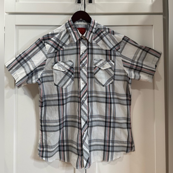 Rustler by Wrangler Western Pearl Snap Shirt – XL / XXL (XLong) - Picture 13 of 16